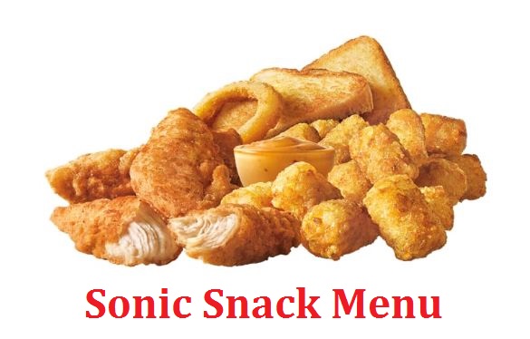 Sonic Snack Menu